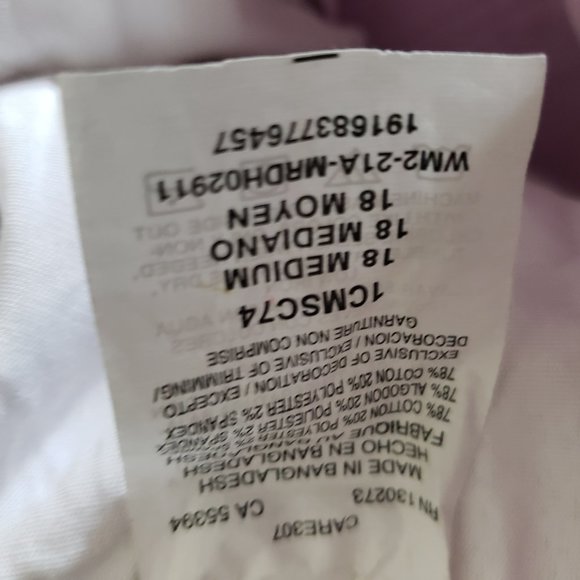 Ladies Lee Riders Midrise Shorts Pink Size 18 Medium - Picture 4 of 4